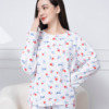 Bộ Mặc Nhà Nữ Chất Xốp Nhăn Dài Tay Quần Dài Btd1122